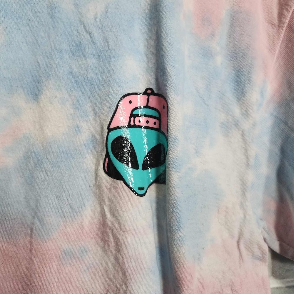 Mens Size M Eighty Eight Tie Dye Alien T-Shirt - Picture 3 of 5